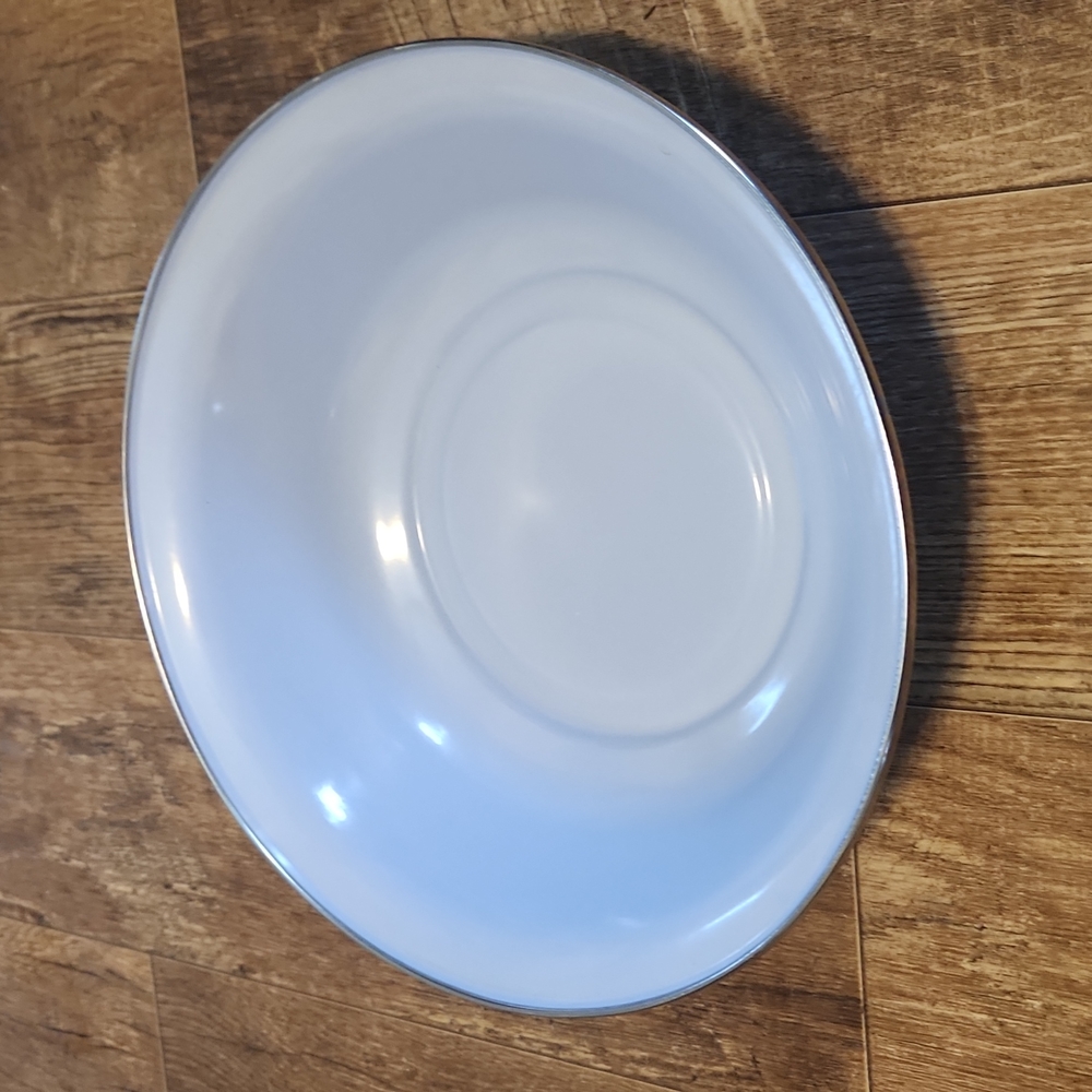 Large VTG Blue Formation Enamel Bowl